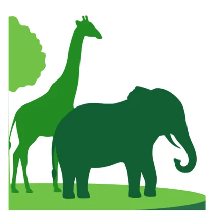 Elephant And Giraffe SID00211
